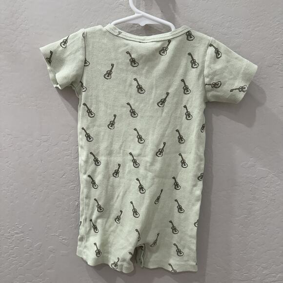 Kate Quinn Green Guitars Ribbed Romper - Picture 5 of 6